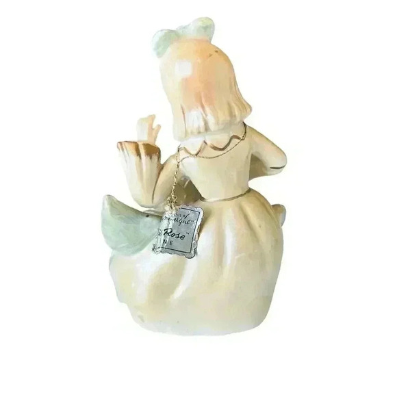 Rare Vintage Napco June Rose Girl Figurine Hand-Painted Porcelain Japan - Picture 5 of 5